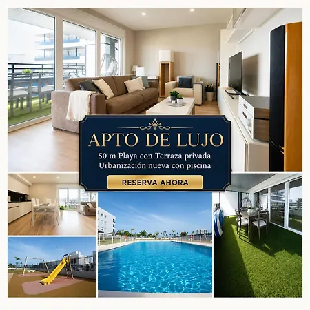 Premium Piscina Y Terraza A 50 M De La Playa Appartement *